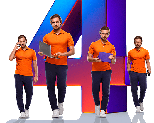 Великолепная четверка Ростелеком в&nbsp;деревня 1-е Комиссаровское (Омская область)